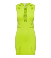 NEON & NYLON Green Cut Out Bodycon Mini Dress